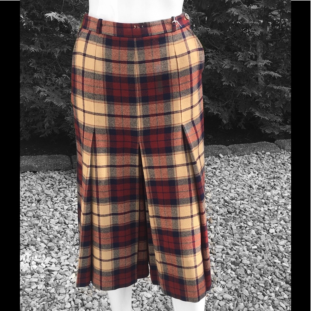 Pure wool pant skirt